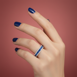 Load image into Gallery viewer, Eternal Full Eternity Color 925 Silver Ring