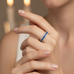 Load image into Gallery viewer, Eternal Full Eternity Color 925 Silver Ring