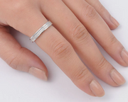 Eternal 925 Sterling Silver Full Eternity Ring