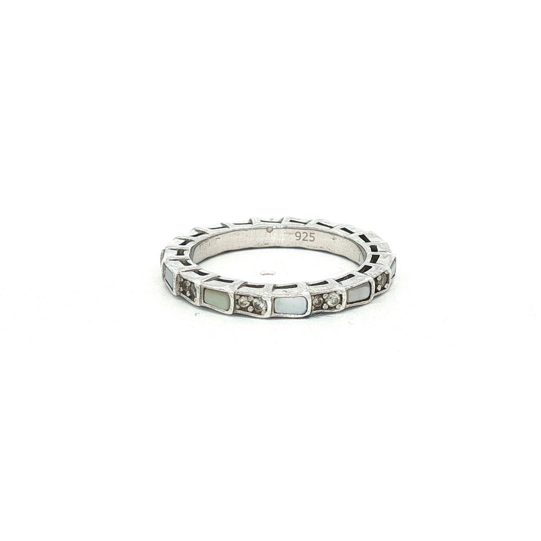 Classic 925 Silver Full Eternity Ring