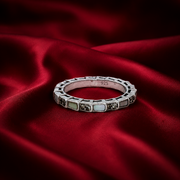 Classic 925 Silver Full Eternity Ring
