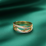 Load image into Gallery viewer, Multi Layered Eternity 925 Silver Ring