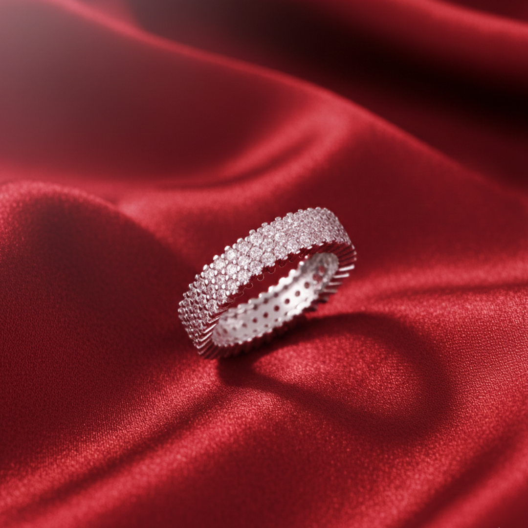 Eternal Premium 925 Sterling Silver Full Eternity Ring