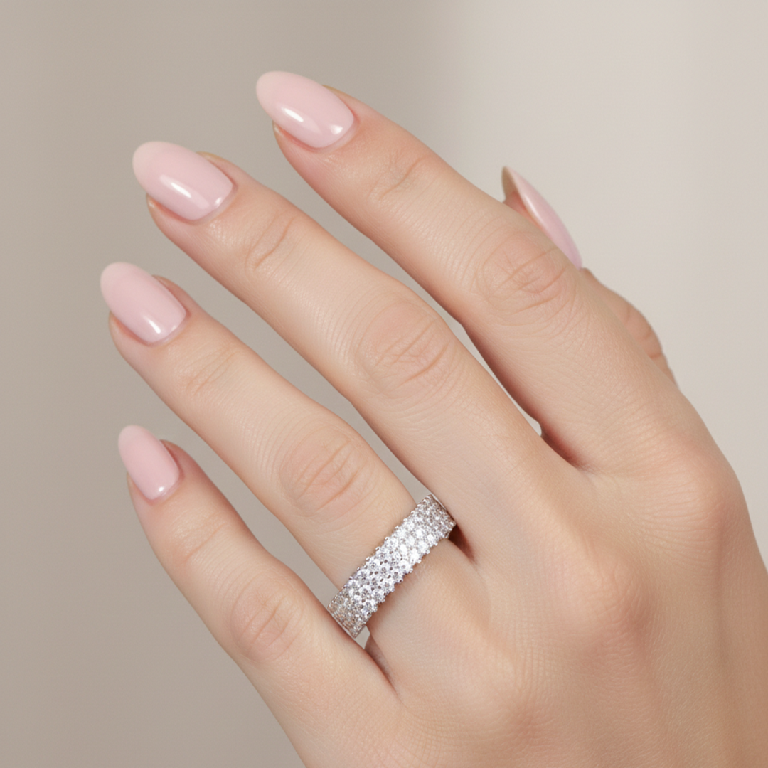 Eternal Premium 925 Sterling Silver Full Eternity Ring