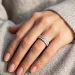 Load image into Gallery viewer, Premium 925 Sterling Silver Full Eternity Ring