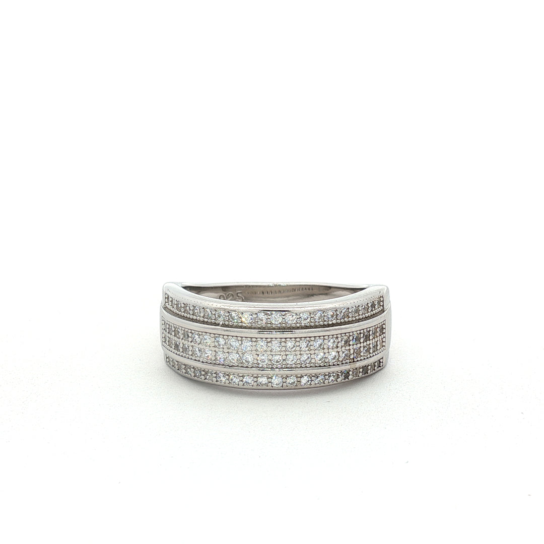Premium 925 Sterling Silver Full Eternity Ring