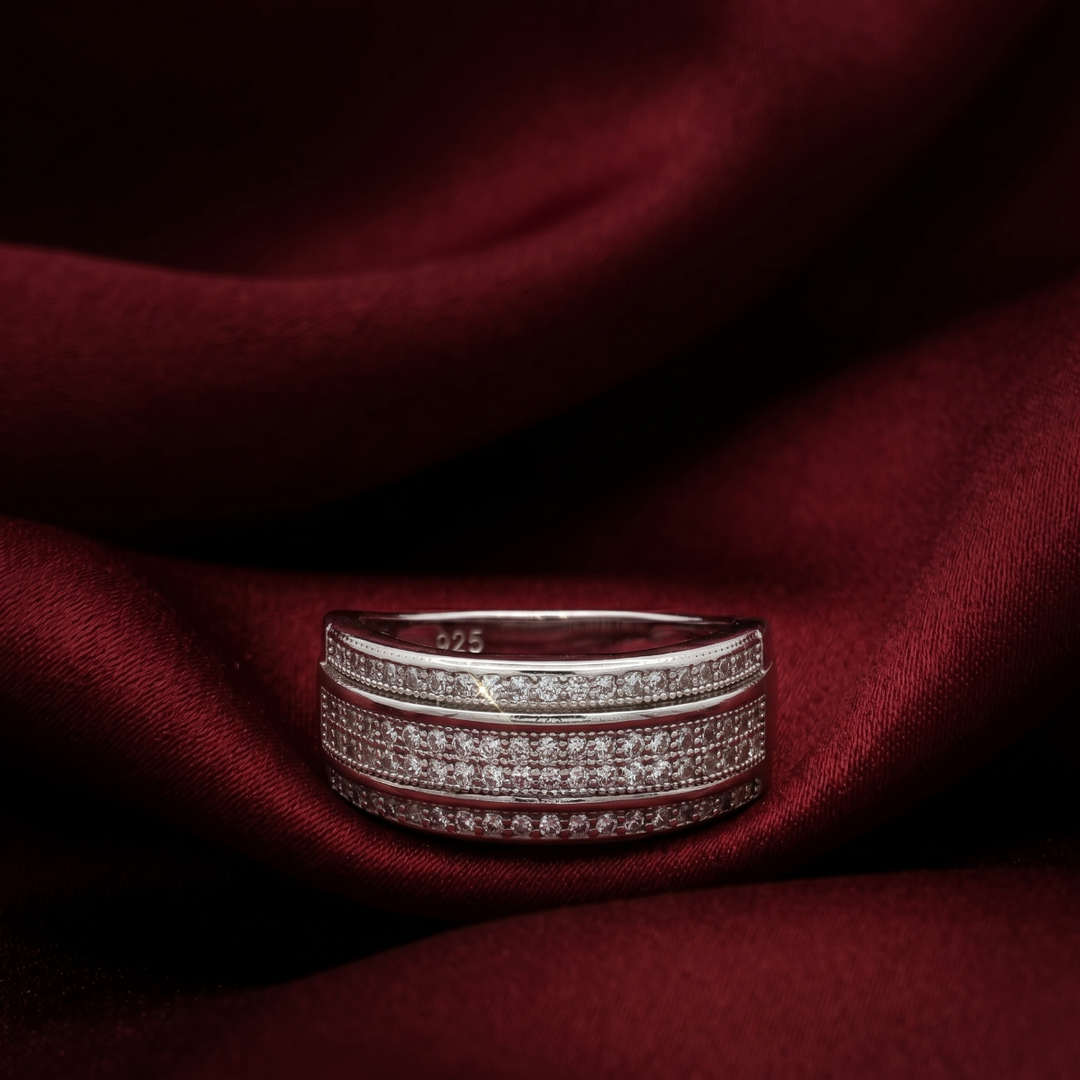 Premium 925 Sterling Silver Full Eternity Ring