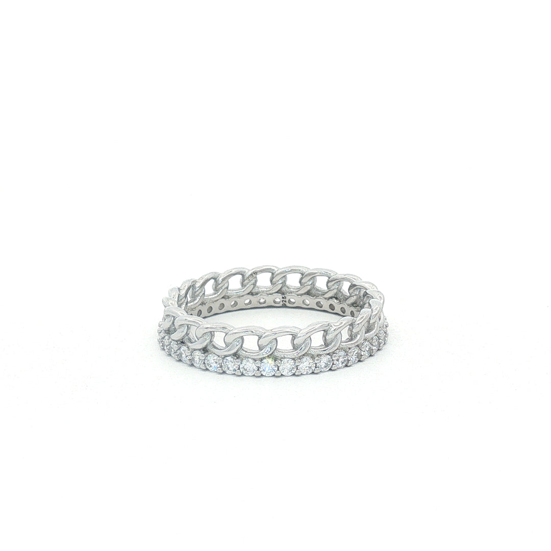 Premium 925 Sterling Silver Full Eternity Ring