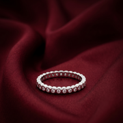 Classic 925 Silver Full Eternity Ring