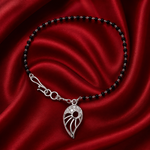Load image into Gallery viewer, Designer 925 Sterling Silver Hand Mangalsutra For Women 7.2 Inch
