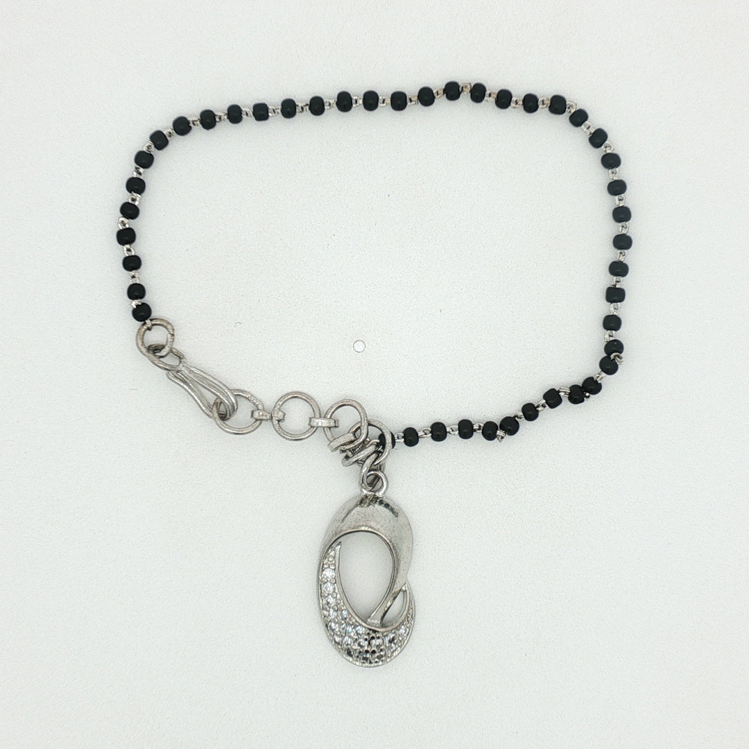 Designer 925 Sterling Silver Hand Mangalsutra For Women