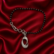 Designer 925 Sterling Silver Hand Mangalsutra For Women