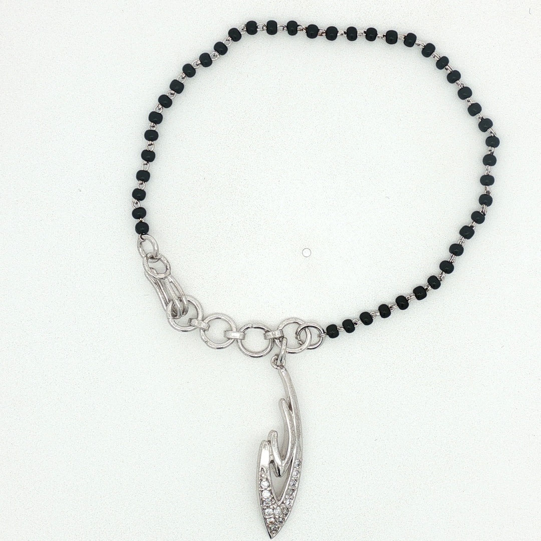 Designer 925 Sterling Silver Hand Mangalsutra For Women