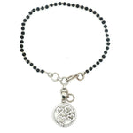 Load image into Gallery viewer, Designer 925 Sterling Silver Heart Hand Mangalsutra For Women 7.5 Inch