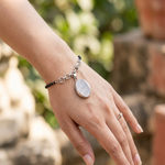 Load image into Gallery viewer, Designer 925 Sterling Silver Hand Mangalsutra For Women