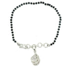 Load image into Gallery viewer, Classic 925 Sterling Silver Hand Mangalsutra for Women – 8 Inch