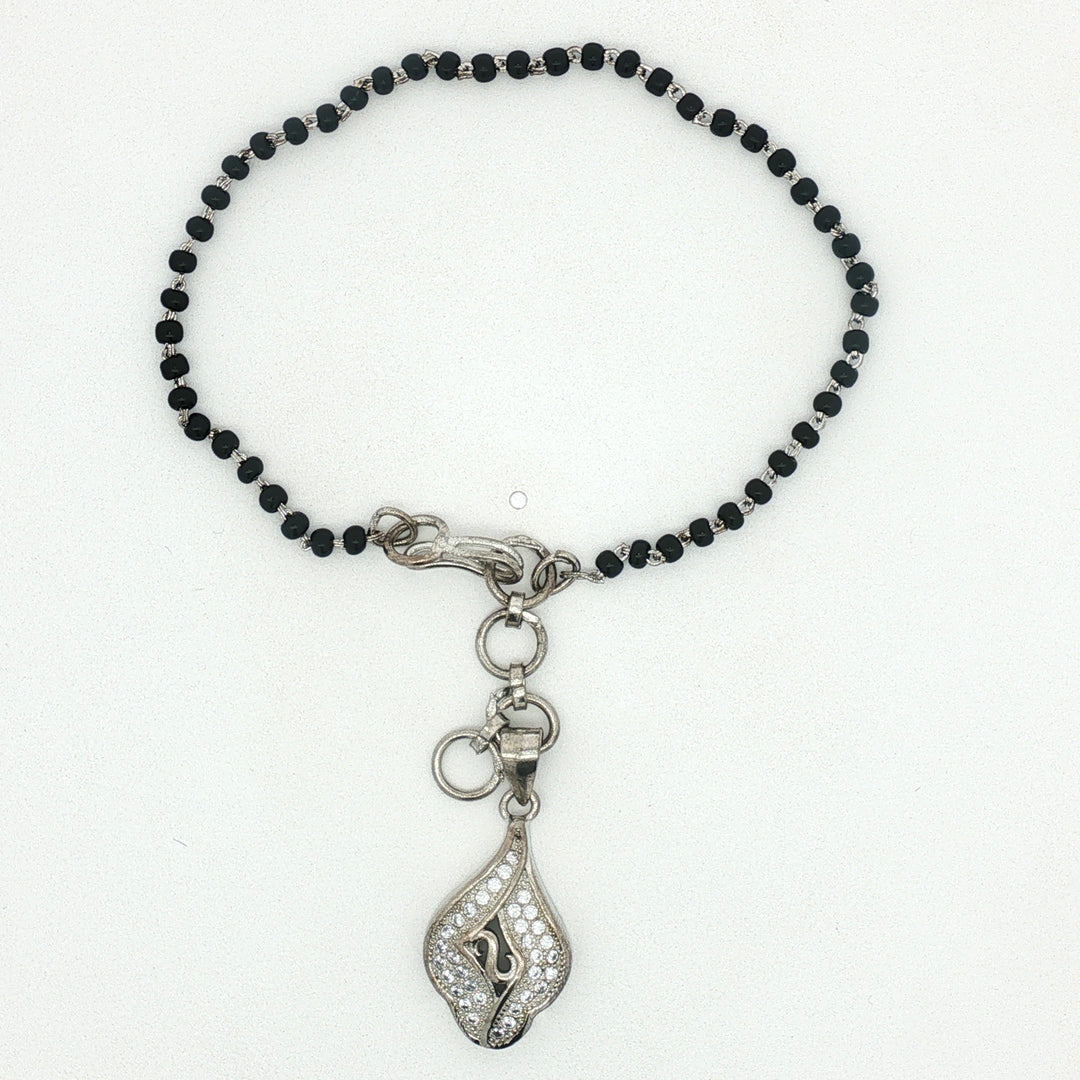 Designer 925 Sterling Silver Hand Mangalsutra For Women