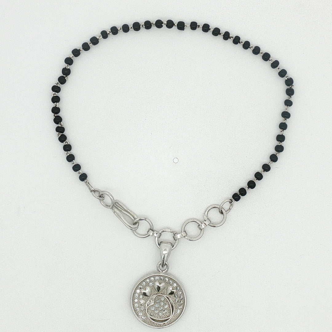 Designer 925 Sterling Silver Hand Mangalsutra For Women