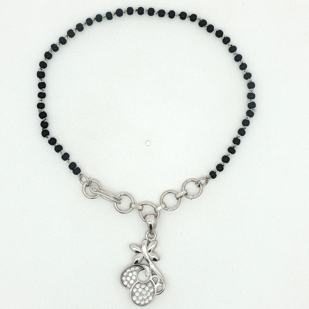 Designer 925 Sterling Silver Hand Mangalsutra For Women