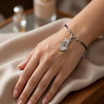 Load image into Gallery viewer, Designer 925 Sterling Silver Hand Mangalsutra For Women