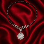 Load image into Gallery viewer, Designer 925 Sterling Silver Hand Mangalsutra For Women 8.5 Inch