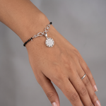 Load image into Gallery viewer, Designer 925 Sterling Silver Hand Mangalsutra For Women 8.5 Inch