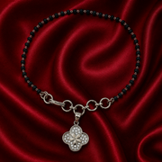 Designer 925 Sterling Silver Hand Mangalsutra For Women