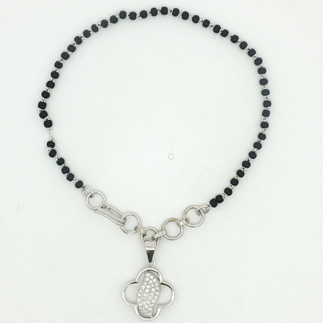 Designer 925 Sterling Silver Hand Mangalsutra For Women