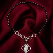 Designer 925 Sterling Silver Hand Mangalsutra For Women