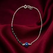 Designer 925 Sterling Silver Hand Mangalsutra For Women