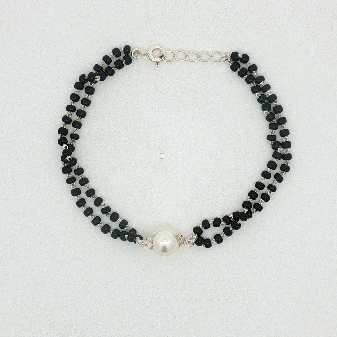 Designer 925 Sterling Silver Hand Mangalsutra For Women