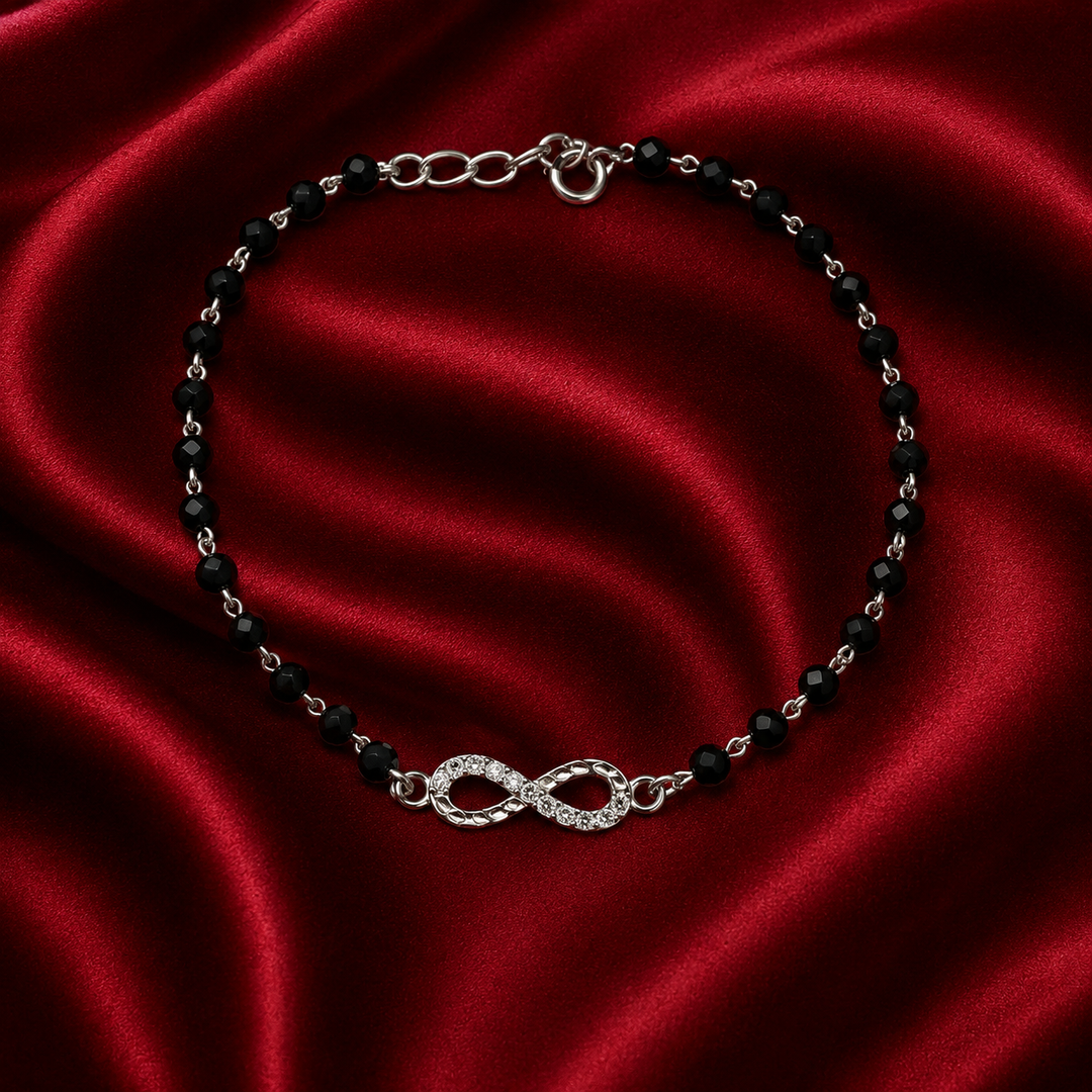 Designer 925 Sterling Silver Hand Mangalsutra For Women