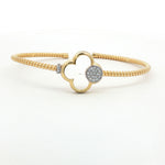 Load image into Gallery viewer, Elegant Flower 925 Sterling Silver Designer Bracelet