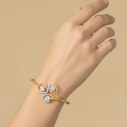 Nirvan 925 Sterling Silver Bracelet - Free Size