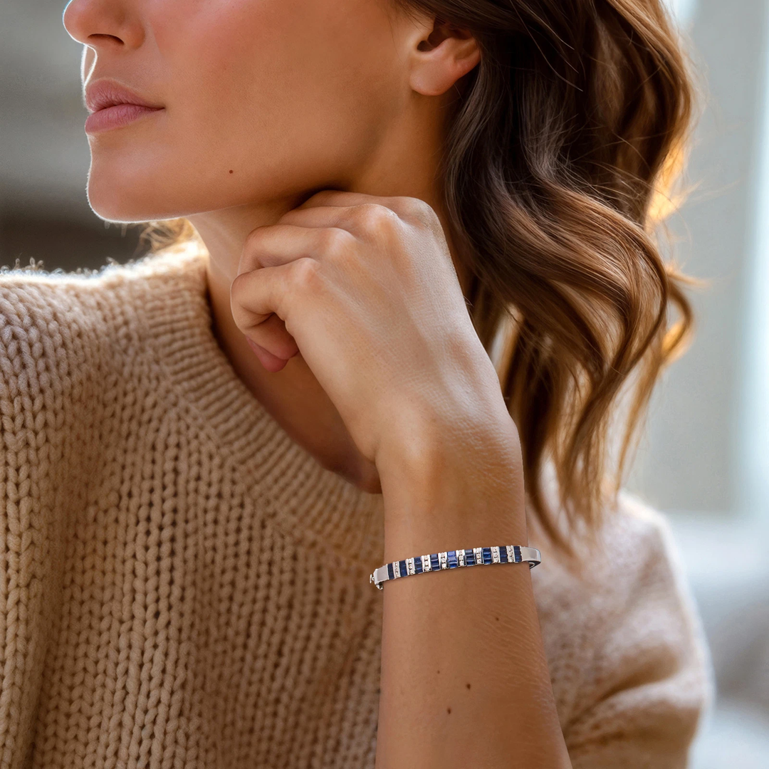 Blue Mirage Bracelet Openable (Free Size)