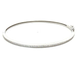 Load image into Gallery viewer, 925 Sterling Silver Pave Crystal Bangle Bracelet for Women