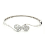 Load image into Gallery viewer, 925 Sterling Silver Rhodium Infinity Bracelet