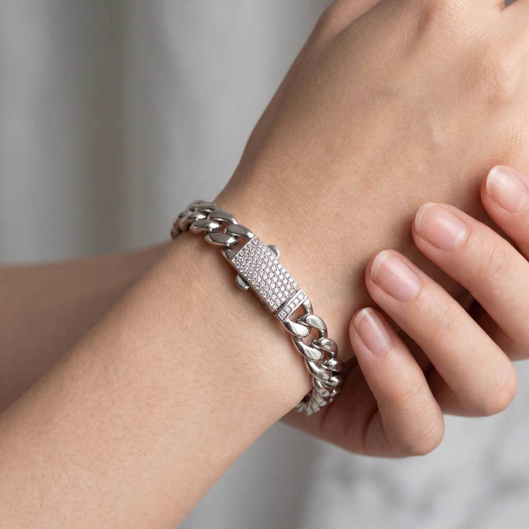 Premium 925 Sterling Silver Kada Bracelet for Women