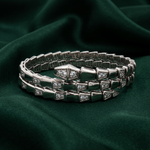 Load image into Gallery viewer, 925 Sterling Silver Women’s Bridal Bracelet Elegant &amp; Sparkling Look
