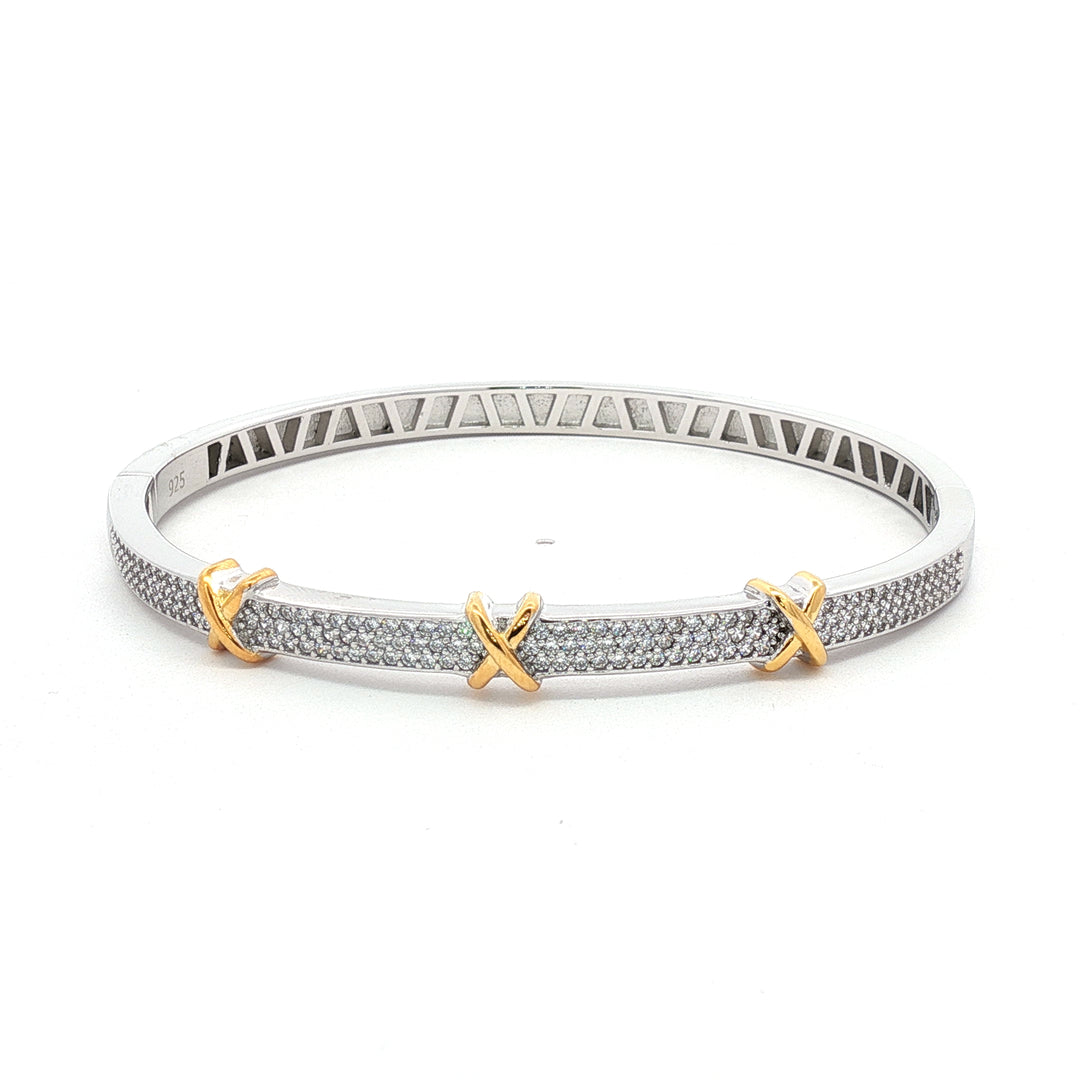 High-Quality 925 Sterling Silver Women’s Bracelet Premium Crystal Finish