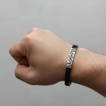 Load image into Gallery viewer, 925 Sterling Silver Belt Men's Rope Bracelet