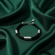 925 Sterling Silver Belt Men's Bracelet