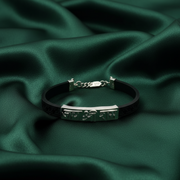 925 Sterling Silver Jai Shree Ram Belt Men's Bracelet