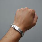 Load image into Gallery viewer, 925 Sterling Silver Pantera Type Link Men's Bracelet