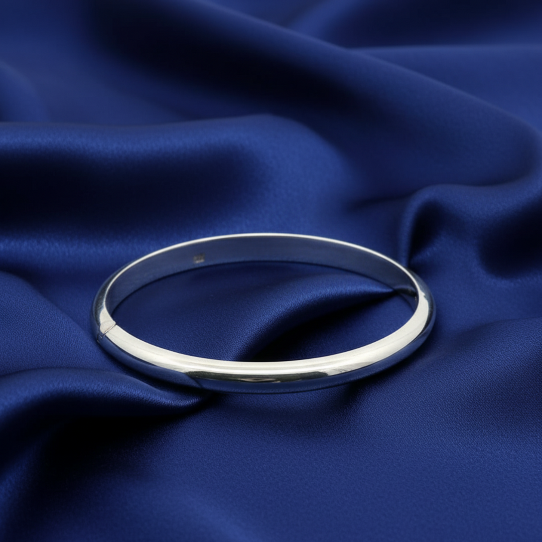 925 Sterling Silver Kada Men's Bracelet