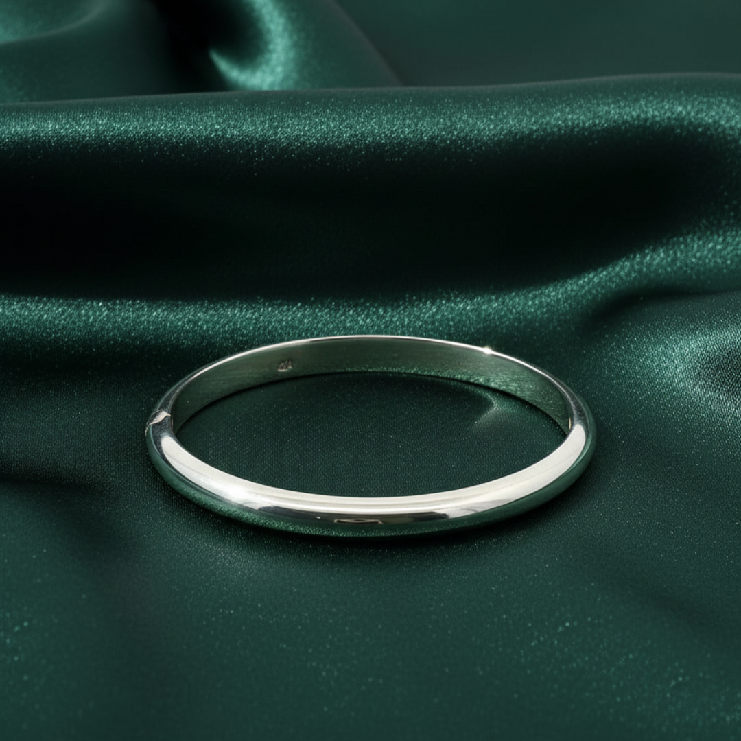 925 Sterling Silver Kada Men's Bracelet