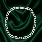 925 Silver Handcrafted Ethnic Bracelet for Men