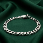 Load image into Gallery viewer, 925 Sterling Silver Cuban Link Bracelet Heavy Solid Chain