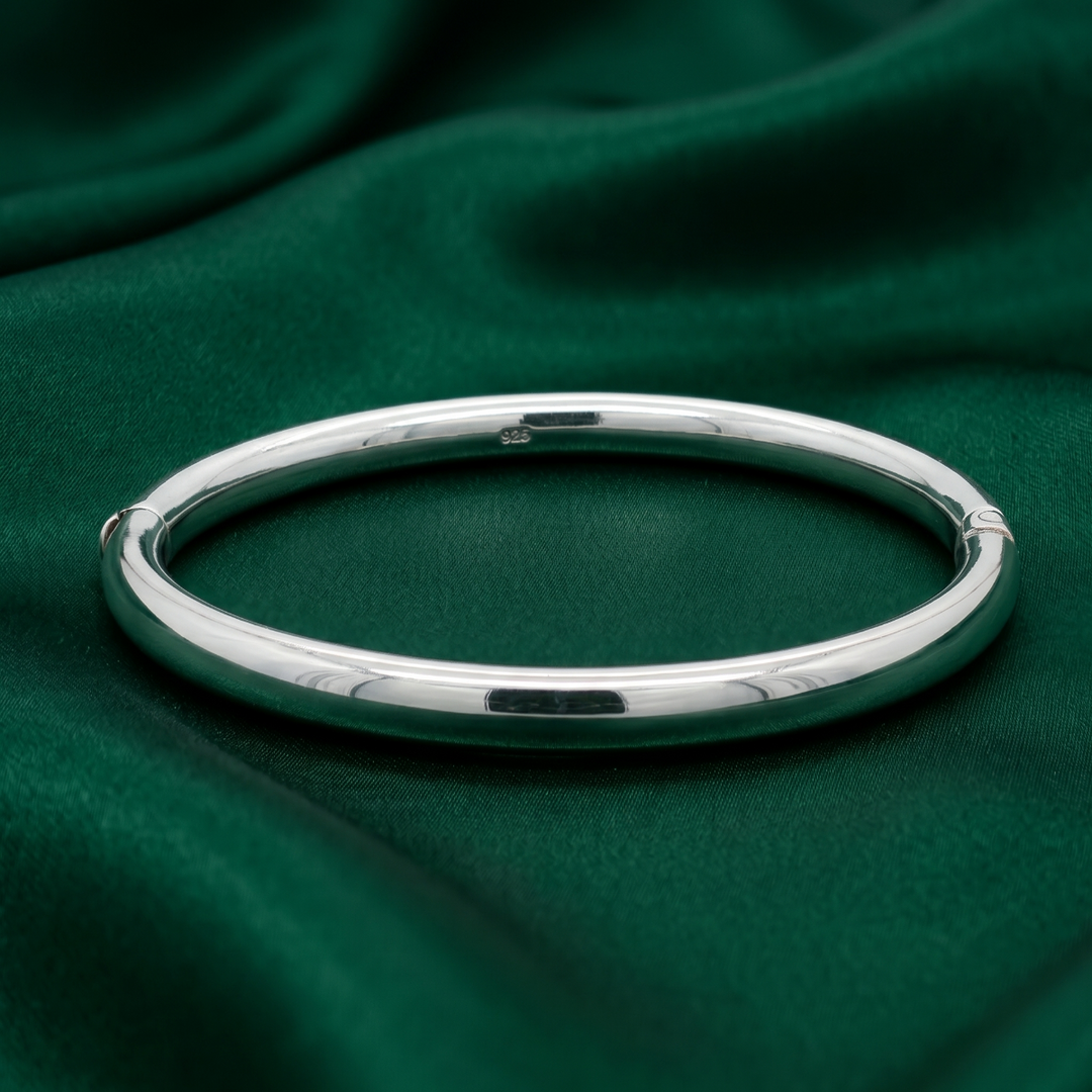925 Sterling Silver Kada Men's Bracelet