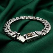 925 Sterling Silver Lion King Inspired Bracelet for Men Strength Symbol